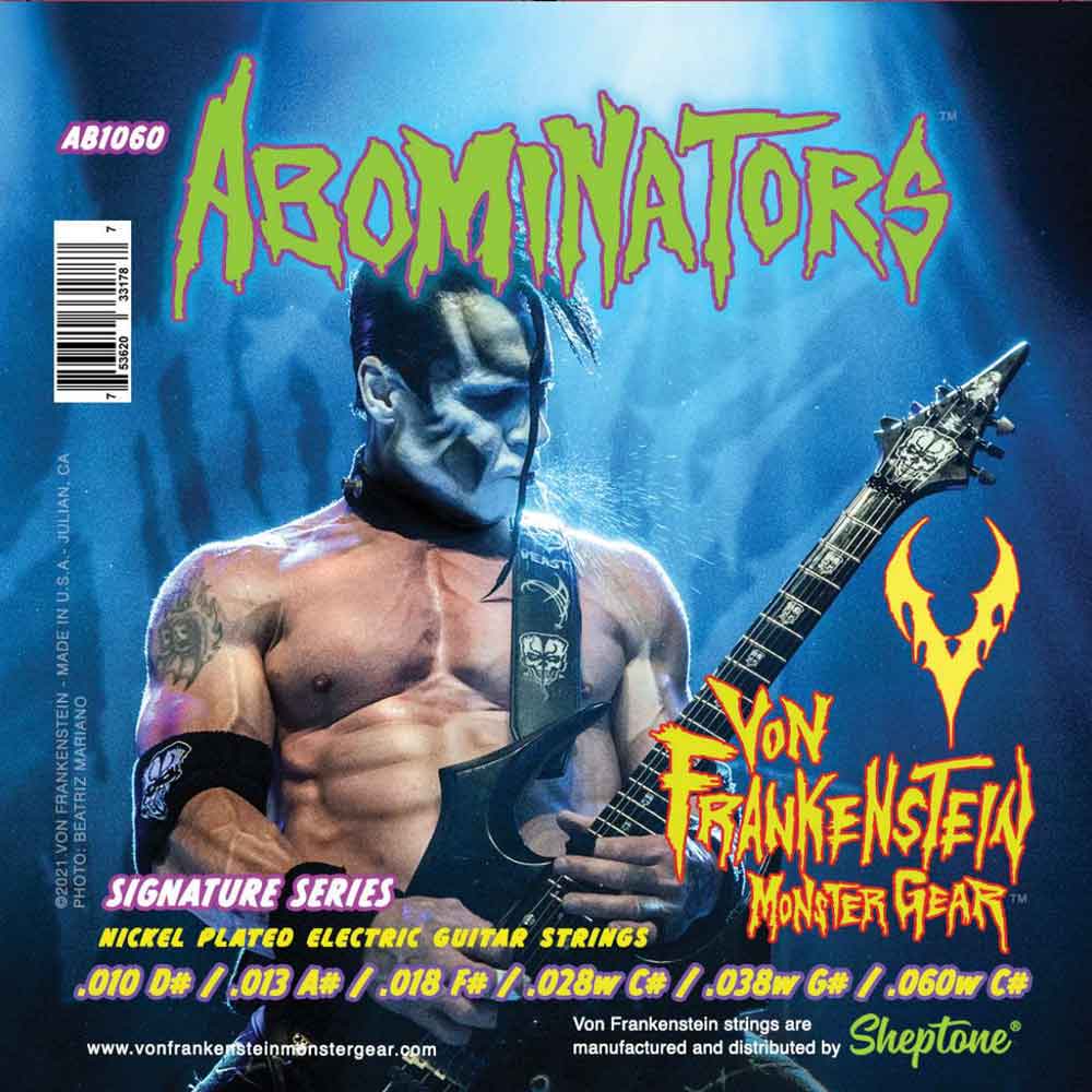 Doyle Wolfgang Von Frankenstein Guitar Strings – Abominators™ Signature Set  10-60 Nickel Plated