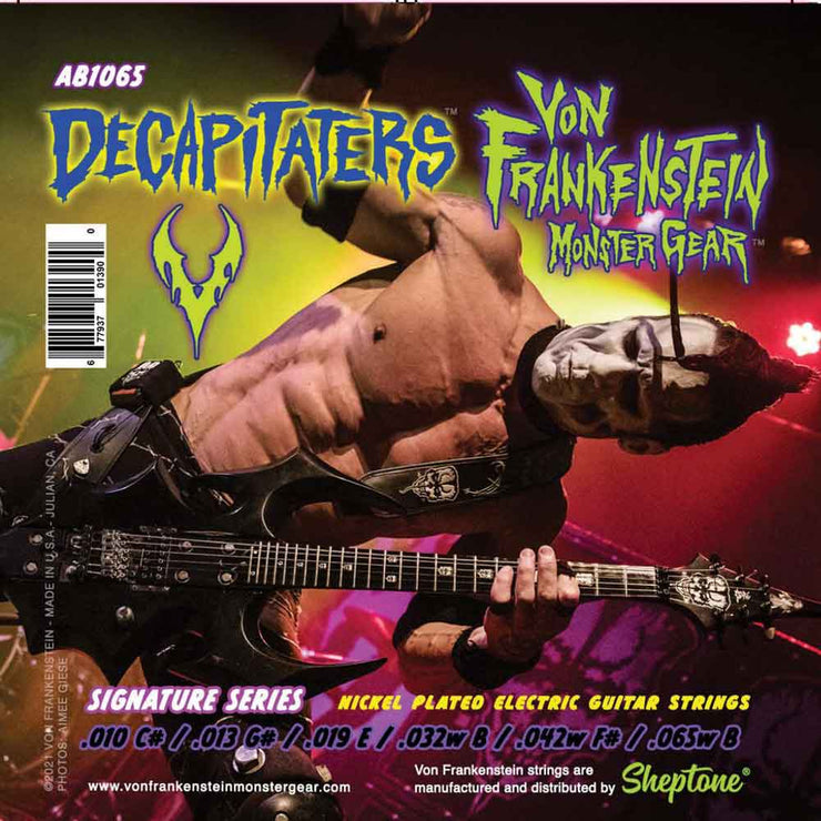 Doyle Wolfgang Von Frankenstein Guitar Strings – Decapitaters™ Signature Set 10-65 Nickel Plated