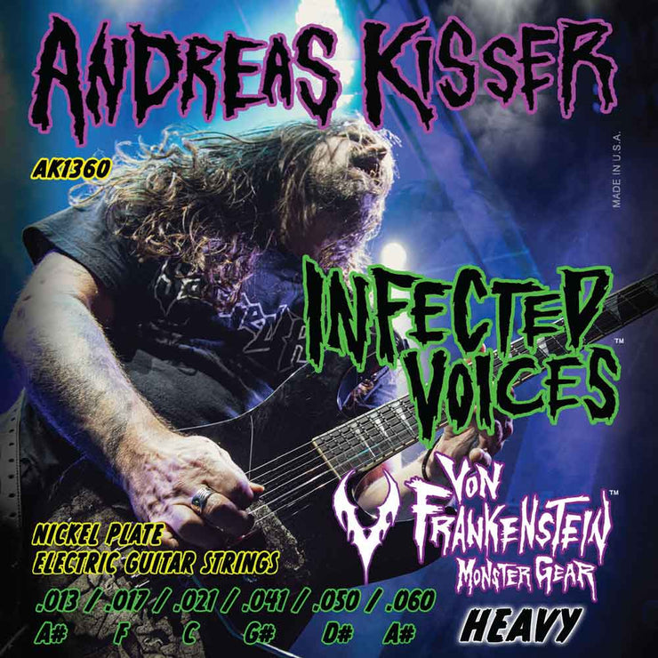 Andreas Kisser Guitar Strings Infected Voices Signature Set 13