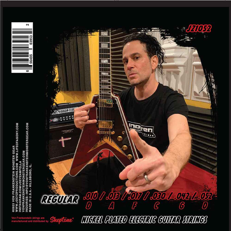 Joey Zampella Guitar Strings – EZ Top Thick Bottom™ Signature Set 10-52
